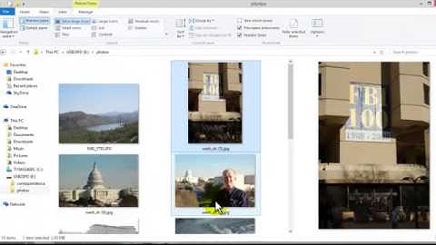 Creating folders and file management in Windows 8.1