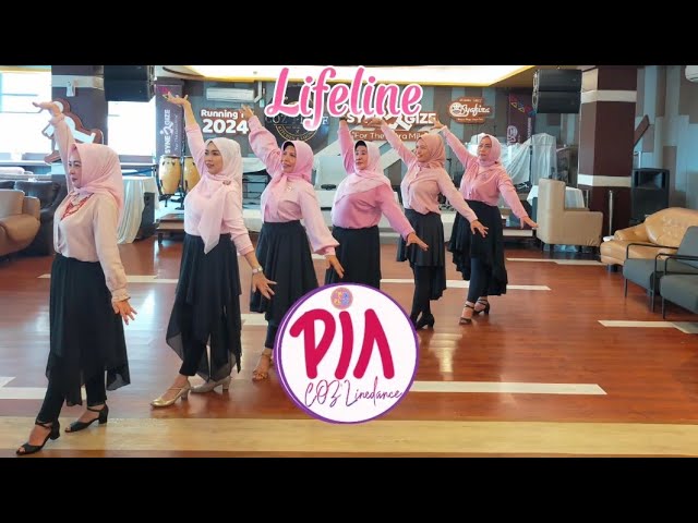 Lifeline - Choreo : Mirai Cici (INA) - May 2024 by PIA COZ' Line Dance #pldc_riau class=