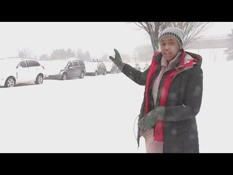 STORM CENTER: Areas see slick roads amid wintry mix - YouTube