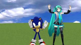 [MMD] Sonic and Miku - Ievan Polkka