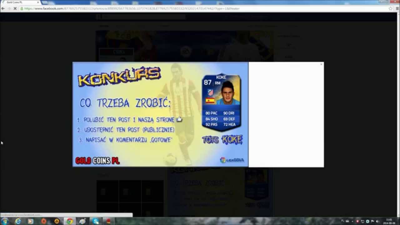 Wyniki konkursu #14 - TOTS KOKE (FIFA 14 Ultimate Team)