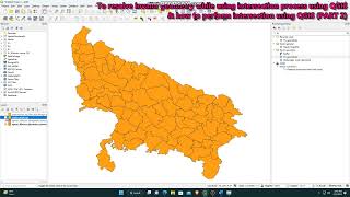 Lecture 16(part2 )Intersection and Invalid error remove using QGIS Part2 2023 03 02