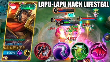 LAPU-LAPU HACK LIFESTEAL | TOP GLOBAL LAPU-LAPU | LAPU-LAPU BEST BUILD | MLBB