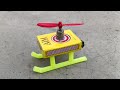 how to make matchbox flying helicopter toy diy 🚁| rc helicopter | mini drone science project