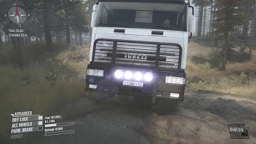 Spintires Mudrunner Delivering Logs and Loading Tutorial Pt. 3