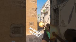 AWP triple kill on #dust2 #cs2 #csgo #cs2gameplay #cs2clips #shorts #fyp #cs2premier