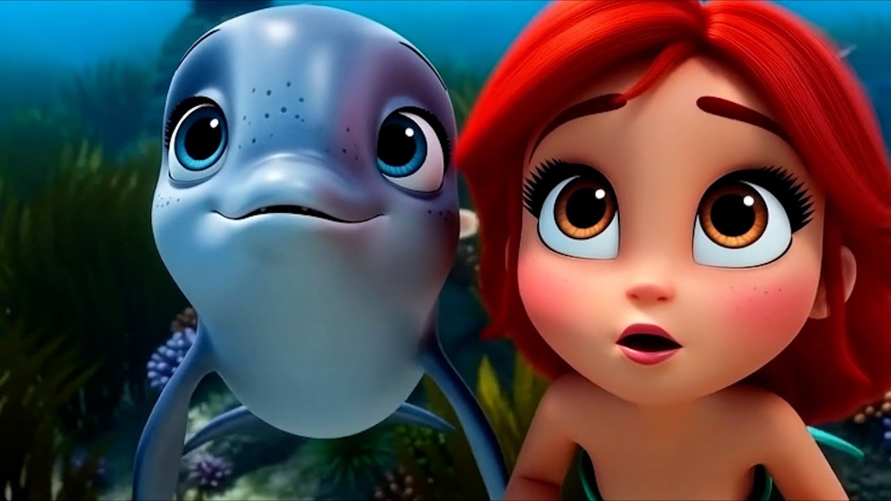 El Delfín, la Sirena y la Caracola Mágica 🐬🧜‍♀️ Cuento Infantil del Mar ...