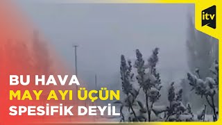 Üç Ildən Sonra Mayda Azərbaycana Qar Yağıb