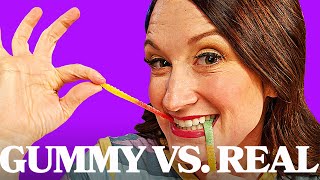 EASTER 2020! Gummy Food vs Real Food: Egg Roulette Edition | The Loop Show