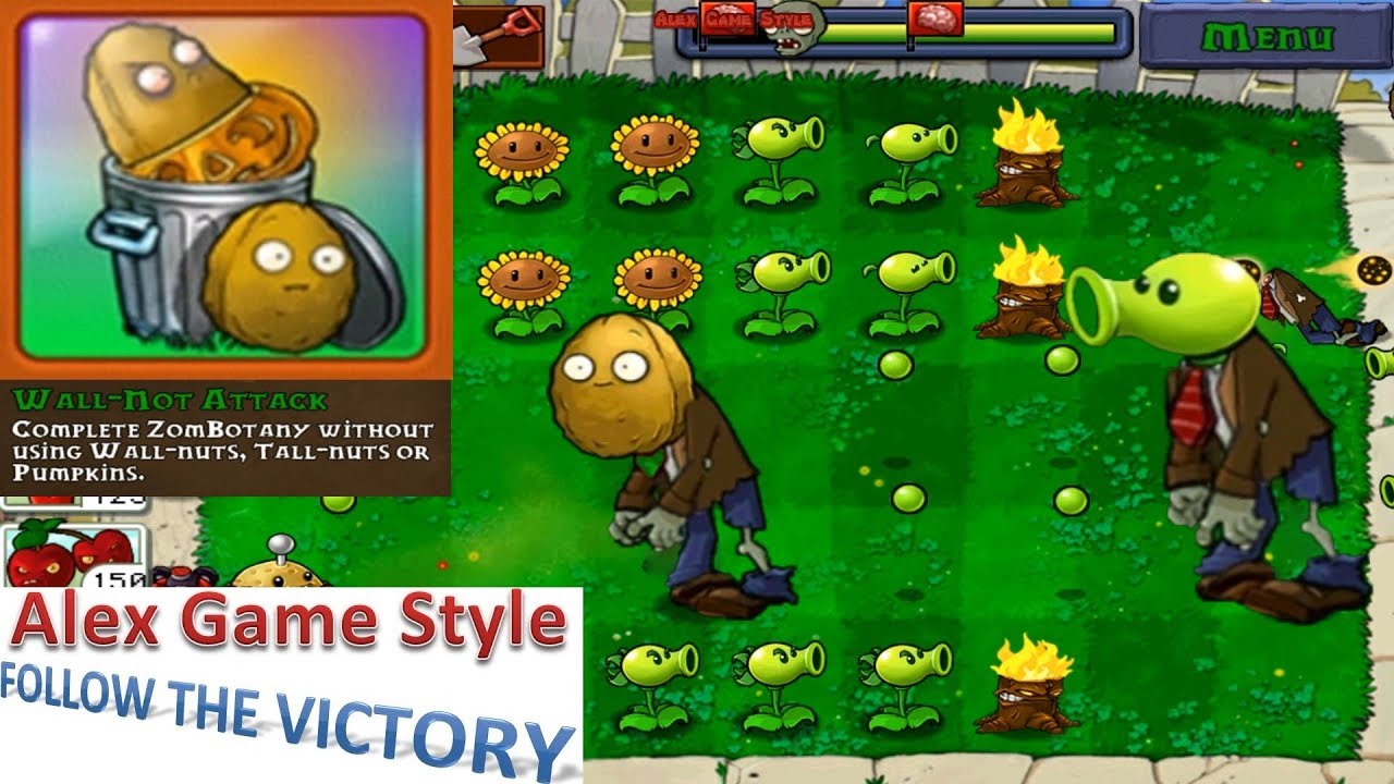 Plants vs. Zombies Achievement WallNot Attack