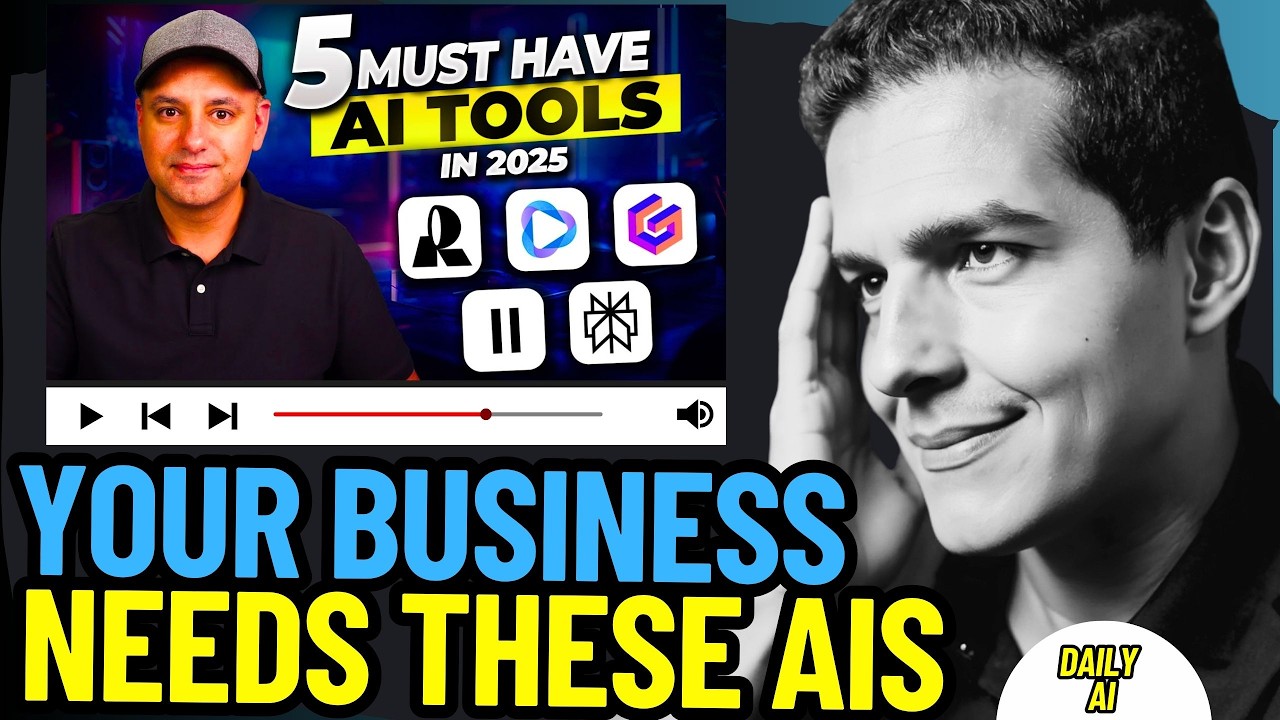 DISCOVER THE 5 AI TOOLS CHANGING THE GAME IN 2025 - YouTube