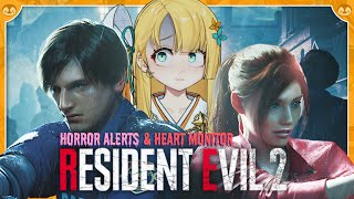 【Resident Evil 2】 My second RE series here I go... Heart Monitor and Horror Alerts