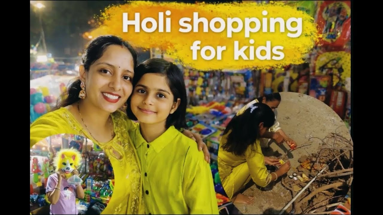 Holi ki shopping ki bacho k liye!Daily vlog