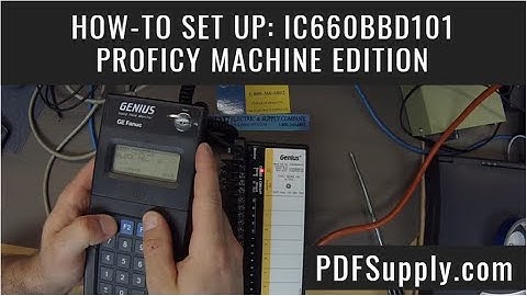 How-to Set Up: IC660BBD101 (GENIUS I/O Tech Support with Proficy Machine Edition)