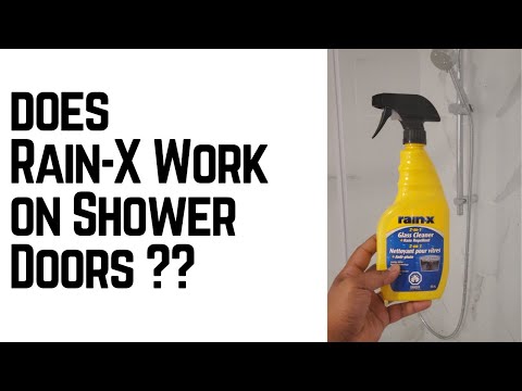 Keeping Shower Doors Clean With Rain-X 