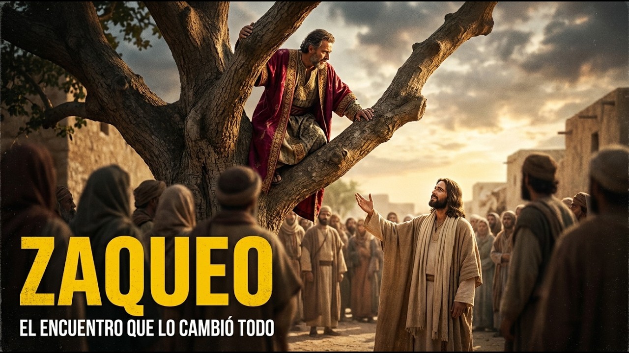 ZAQUEO: El Hombre que Encontró el Perdón y Cambió su Vida | Historia Bíblica Completa