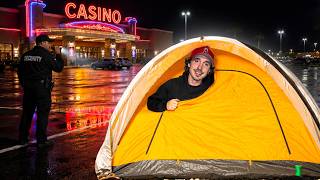 I Slept Outside The Casino in a Tent! (Day 6)