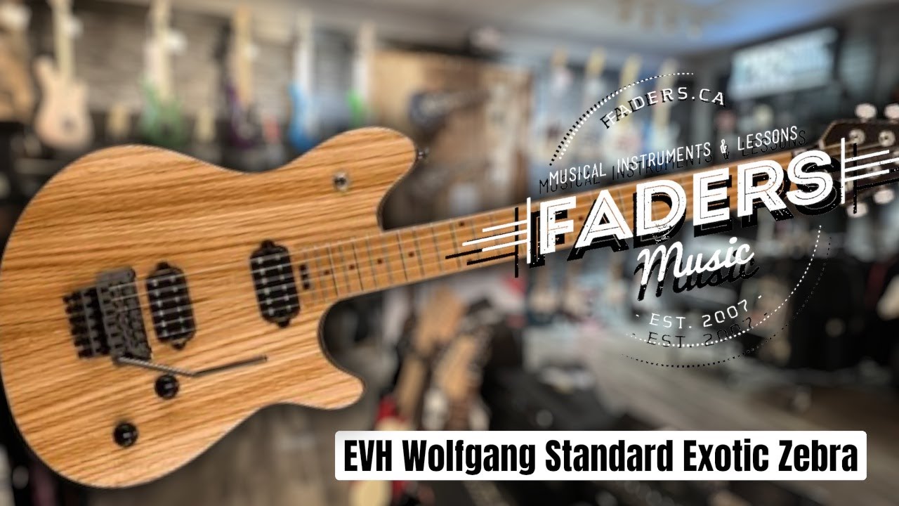 EVH Wolfgang Exotic Zebrawood (7lb 7oz) – Killer Tone & Style in