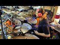 Rush  2112 overturethe temples of syrinx  drum cover