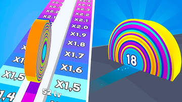 Peel Runner 3D |  Wrapper Runner - 2⭐Android Gameplay Walkthrough (Freeplay)