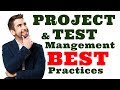 project management practices and principles | test management activities and practices  | PM video