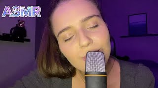 ASMR | Sons de boca com pincel na tela 😴❤️