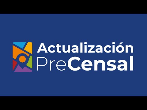 Actualización Precensal de preparación de Censo 2024