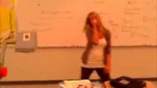 Ms Buser doing the Souldja Boy