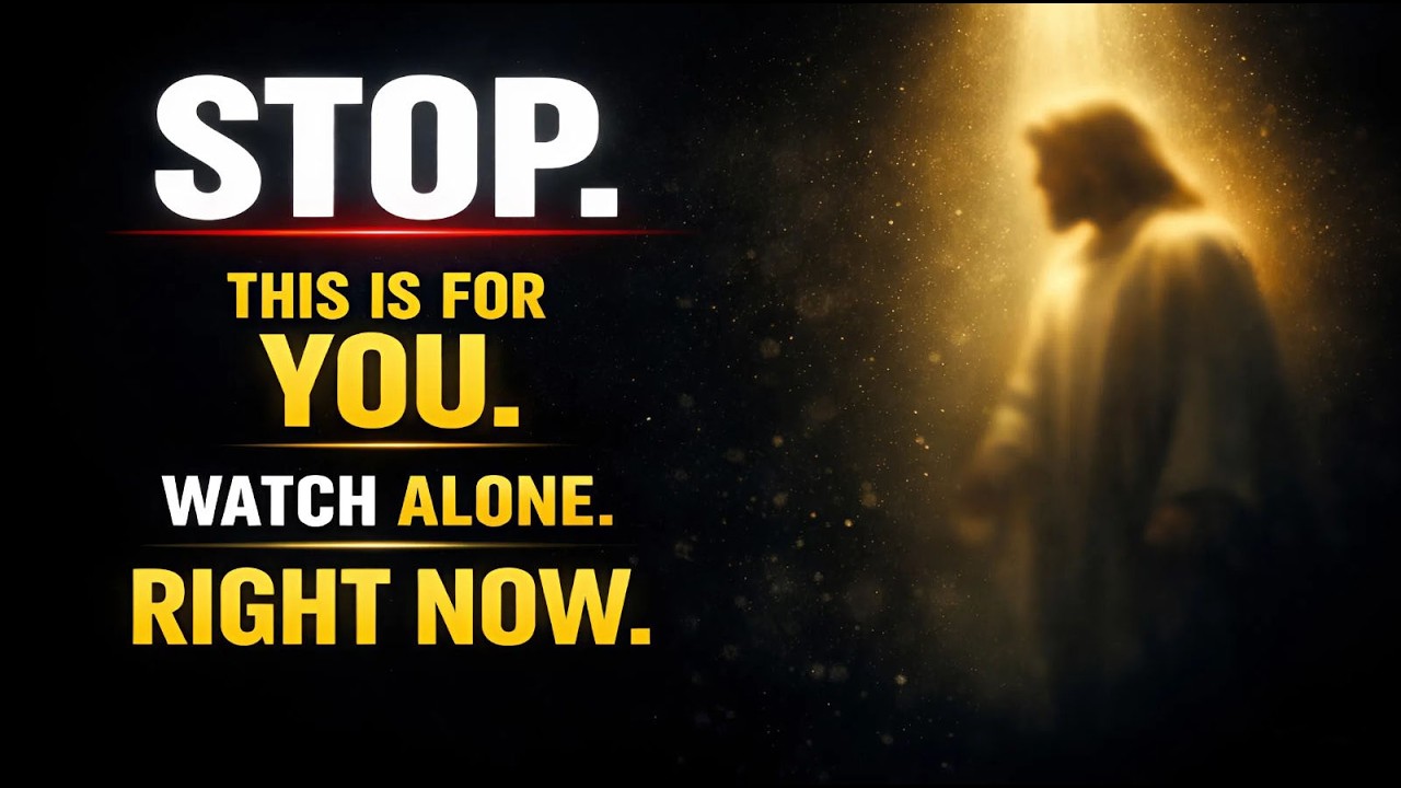 Chosen One, God Said: Watch This Alone Right Now
