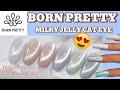 BORN PRETTY Milky Jelly Cat Magnetic Gel😻😻 @bornprettyofficial #gelpolish #ombre #productreview