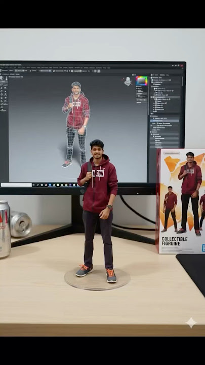 How to Create Realistic 1/7 Scale Figurine-Style Images Using Google Gemini ✨ #gemini #bananaai #fyp