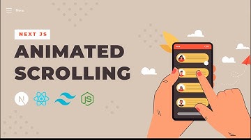 Next js 14 Scrolling Animation Using Tailwind CSS @frontendadvance