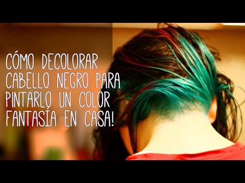 Cómo Decolorar El Cabello Oscuro Y Teñirlo De Color Turquesa