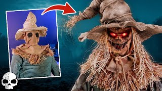 This Spirit Halloween Scarecrow Makeover will Haunt Your Dreams