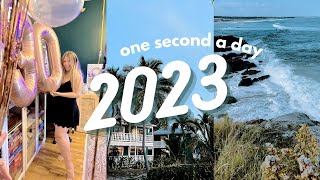 one second a day for a year | 2023