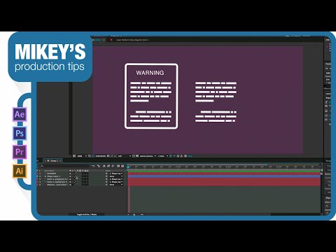 Create fake font for Info Graphics in After Effects