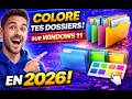 Voici Comment changer la COULEUR des DOSSIER sur WINDOWS 11 en 2026