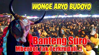 Banteng Suro Mberot Tak Terkendali Jaranan Wonge Aryo Budoyo Live Lap Klampok Sanan wetan 2024