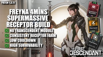 Freyna Supermassive Receptor Consistent Build 4mins | The First Descendant