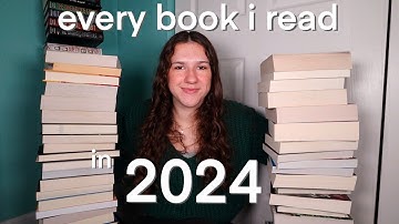 reviewing every book I read in 2024