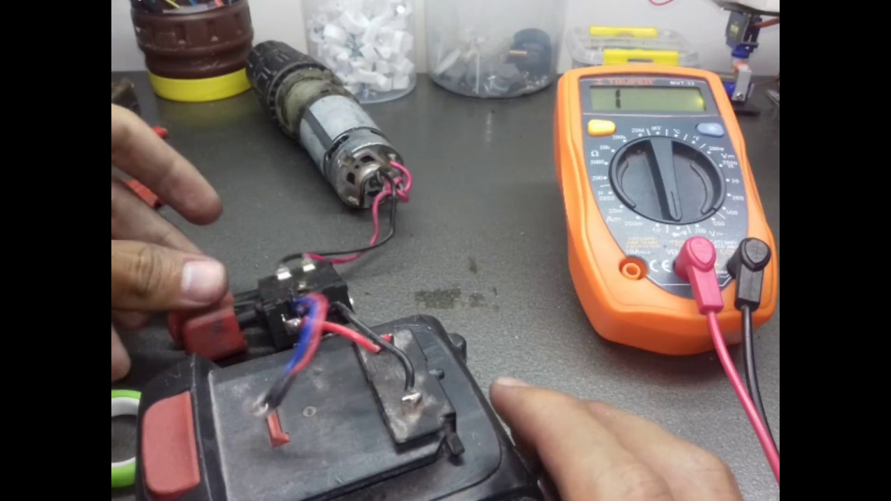 Como reparar Batería de taladro | 2 Fallas en 1 - YouTube