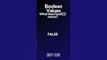 Boolean Values #python #coding #boolean #datatype