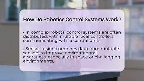 How Do Robotics Control Systems Work? - Talking Tech Trends