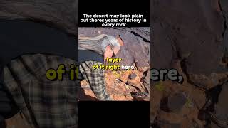 Years of history in one rock #geology #nature #shorts
