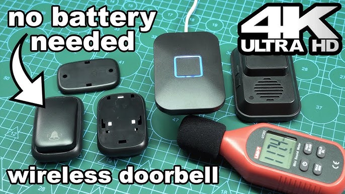 Solar Powered Wireless Door Bell - No Batteries Required 