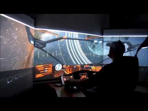 Video: De Mens Bouwt 3K Elite: Dangerous Cockpit