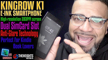 #Kingrow K1 E-Ink Smartphone📱 : #LGTV Review