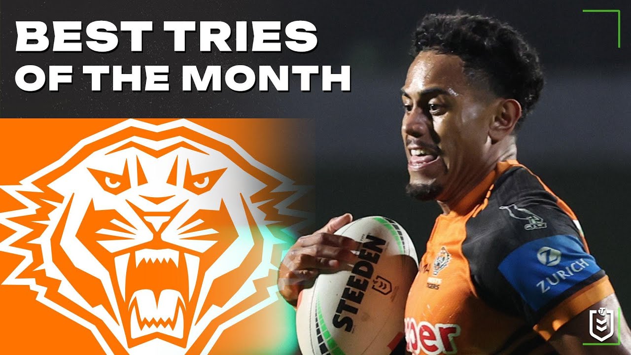 NRL Highlights 2026 | Wests Tigers Top Tries of April