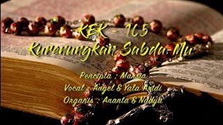 Kurenungkan Sabdamu kek 105  Presented By Organis Kotabaru