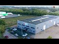 Vidéo aérienne par drone d’un magasin de mobilier d’occasion à Evreux en Normandie